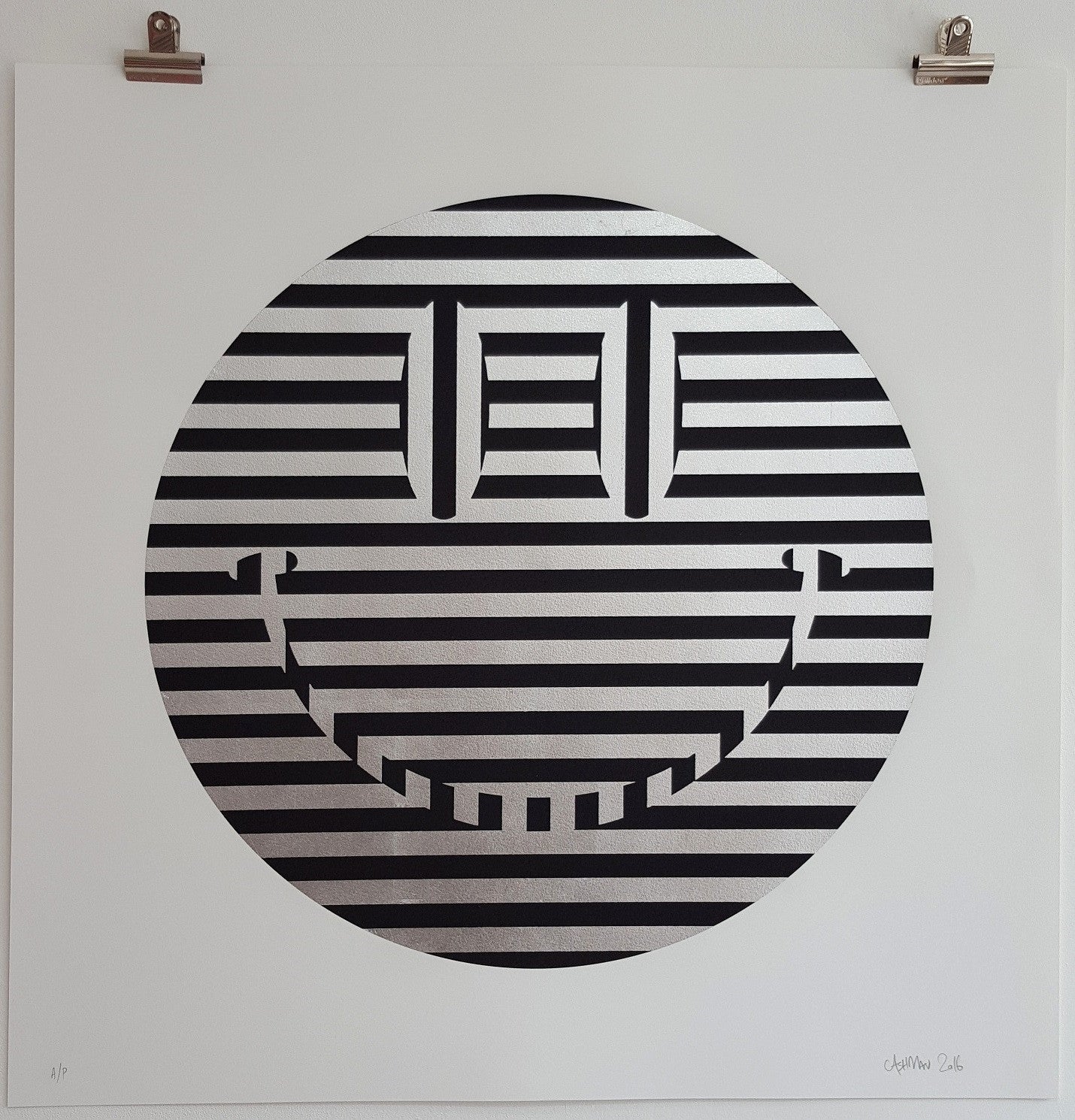 Carl Cashman - Acid Reflux (Silver Leaf) - Artist Proof