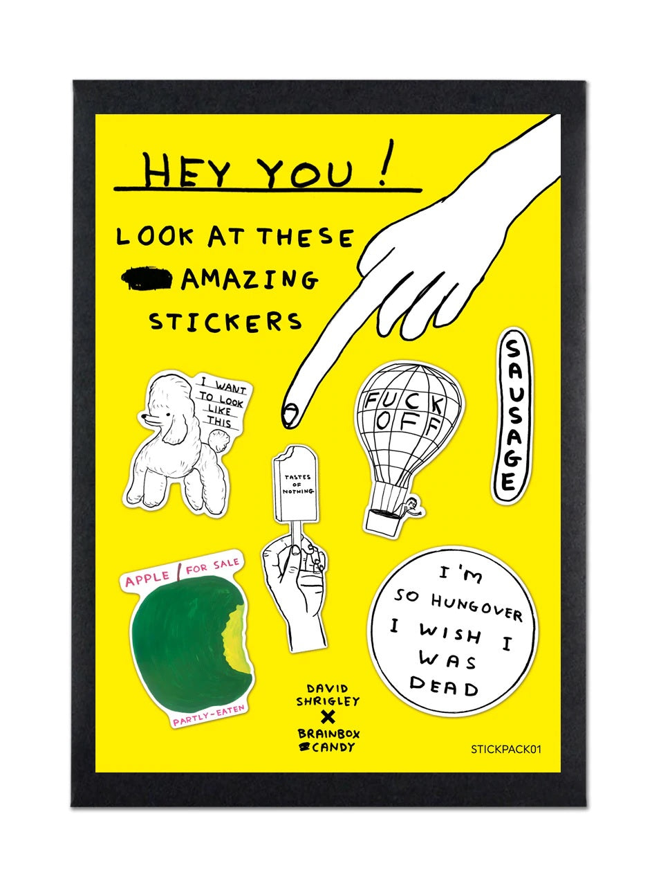 David Shrigley - Sticker Pack (View to see choices)