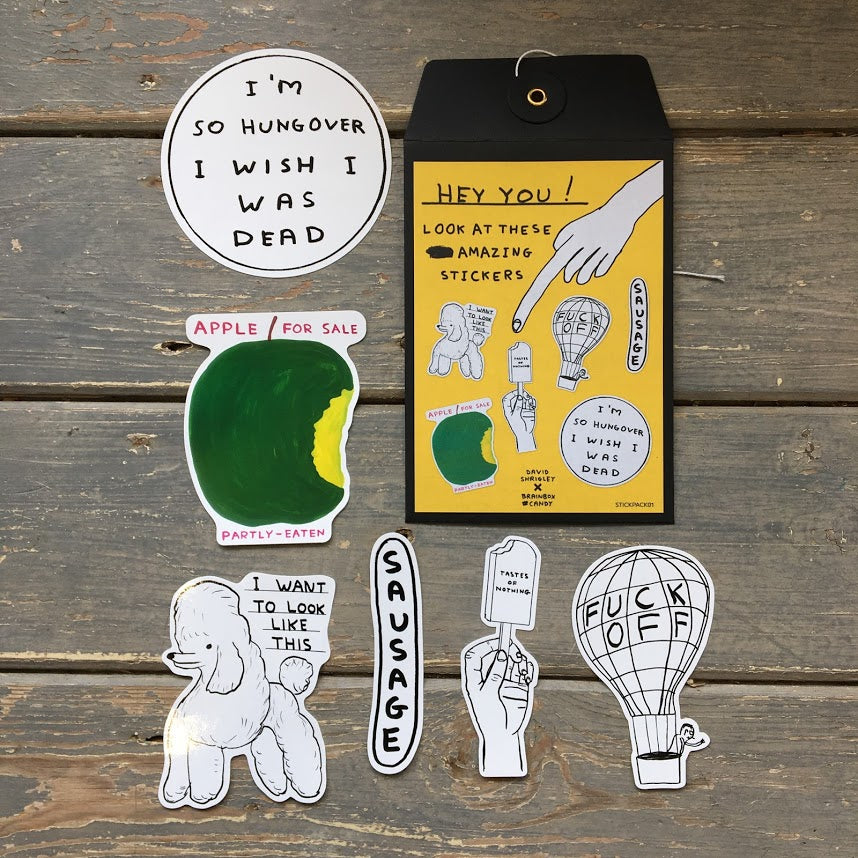 David Shrigley - Sticker Pack (View to see choices)