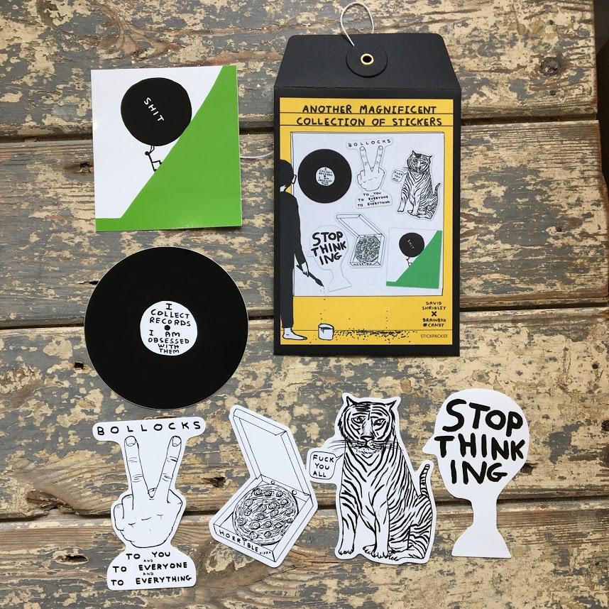 David Shrigley - Sticker Pack (View to see choices)