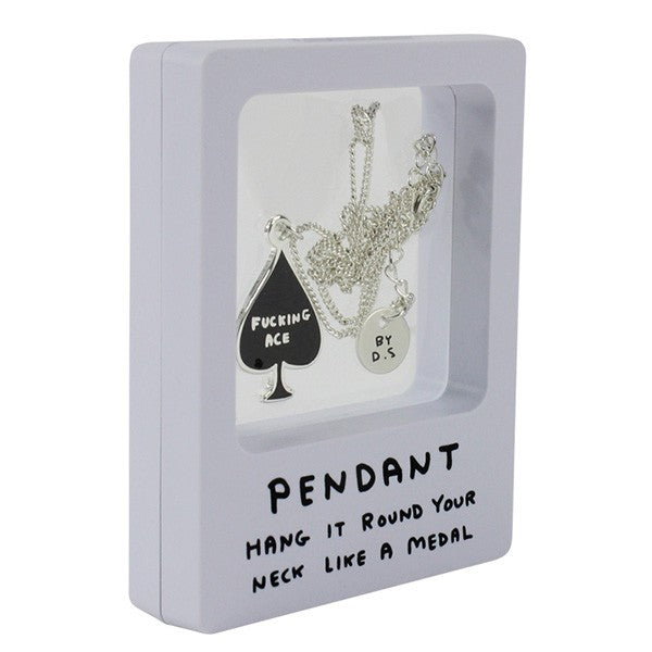 David Shrigley - Fuckin Ace Necklace / Pendant