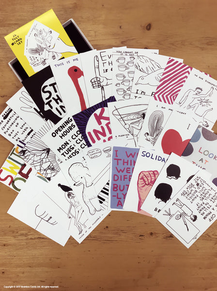 David Shrigley - Box of 24 Postcards