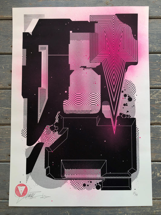 J. Demsky Ultra Boyz - Volid.22 Signed Print - Felipe Pantone
