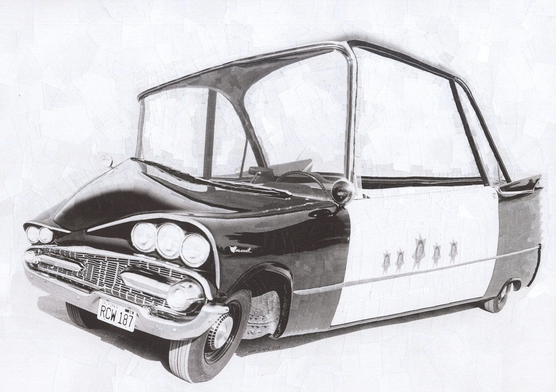 Lola Dupré - Dodge 2 (Framed Original Collage)