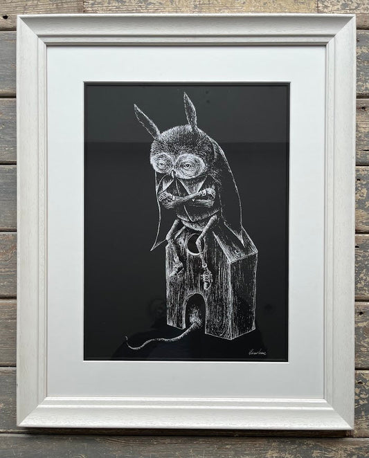 Ericailcane - Untitled Screenprint (Framed) (Rare edition of 4!)