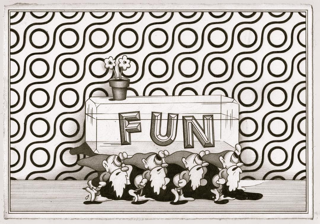 Ryan Travis Christian - FUN R.I.P. - Signed Screenprint