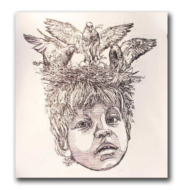 Gaia - Sebastian - Signed Linocut Print