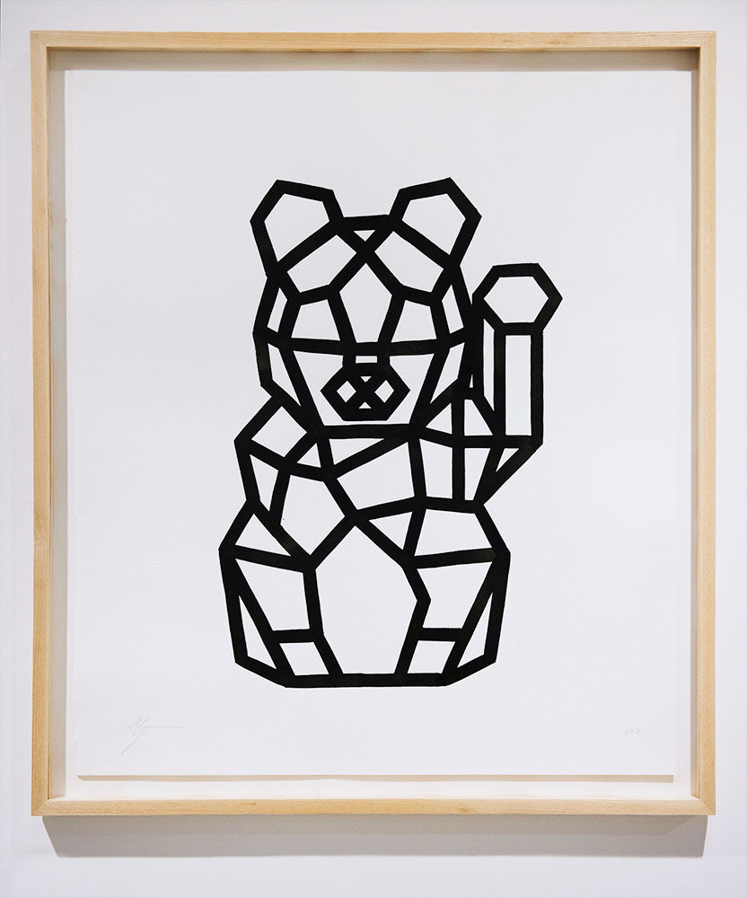 Arran Gregory - Geo-Neko Signed Screenprint