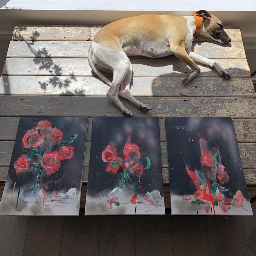 Stevie Unknown - Good Byes Triptych