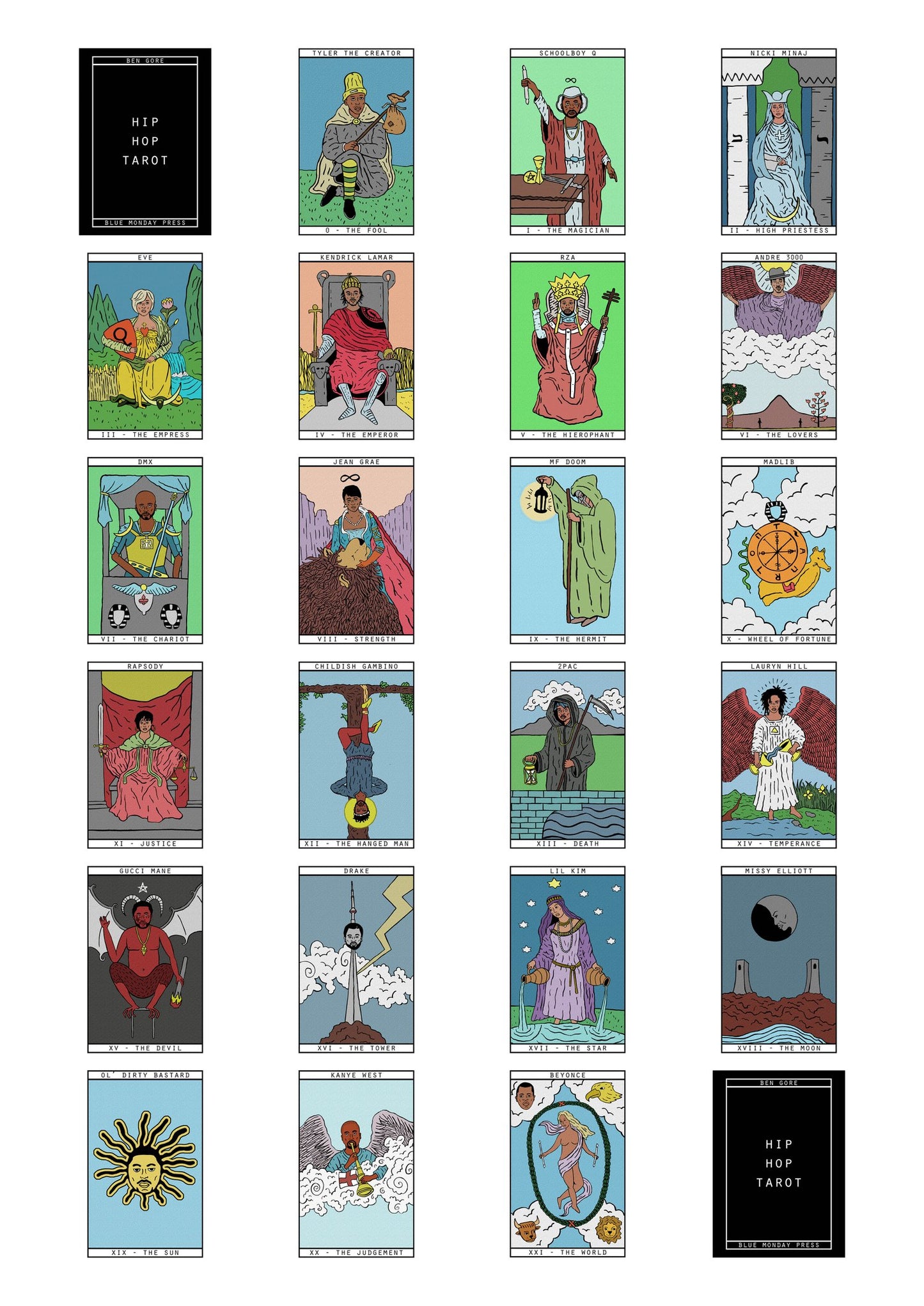Ben Gore - Hip Hop Tarot Cards