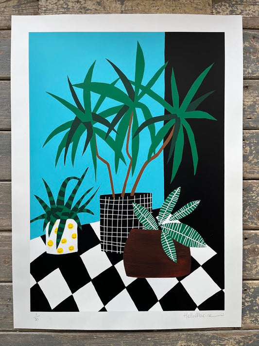 HelloMarine - Salade (Hand-Finished Screenprint)