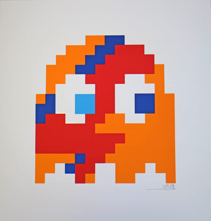 Invader - Aladdin Sane (Clyde) (Signed Screenprint)