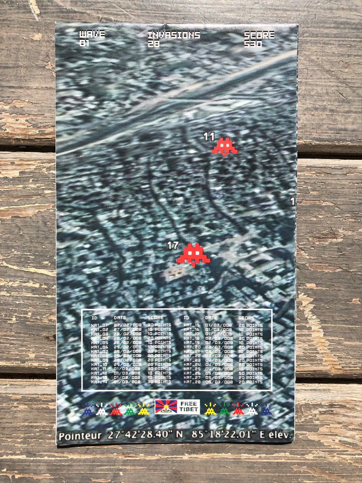 Invader - Invasion Of Kathmandu Map