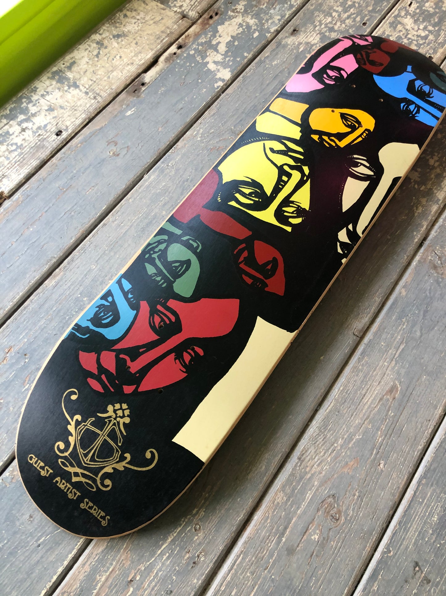 Labrona - Multi-Coloured Heads Skate Decks (Screen-Printed)