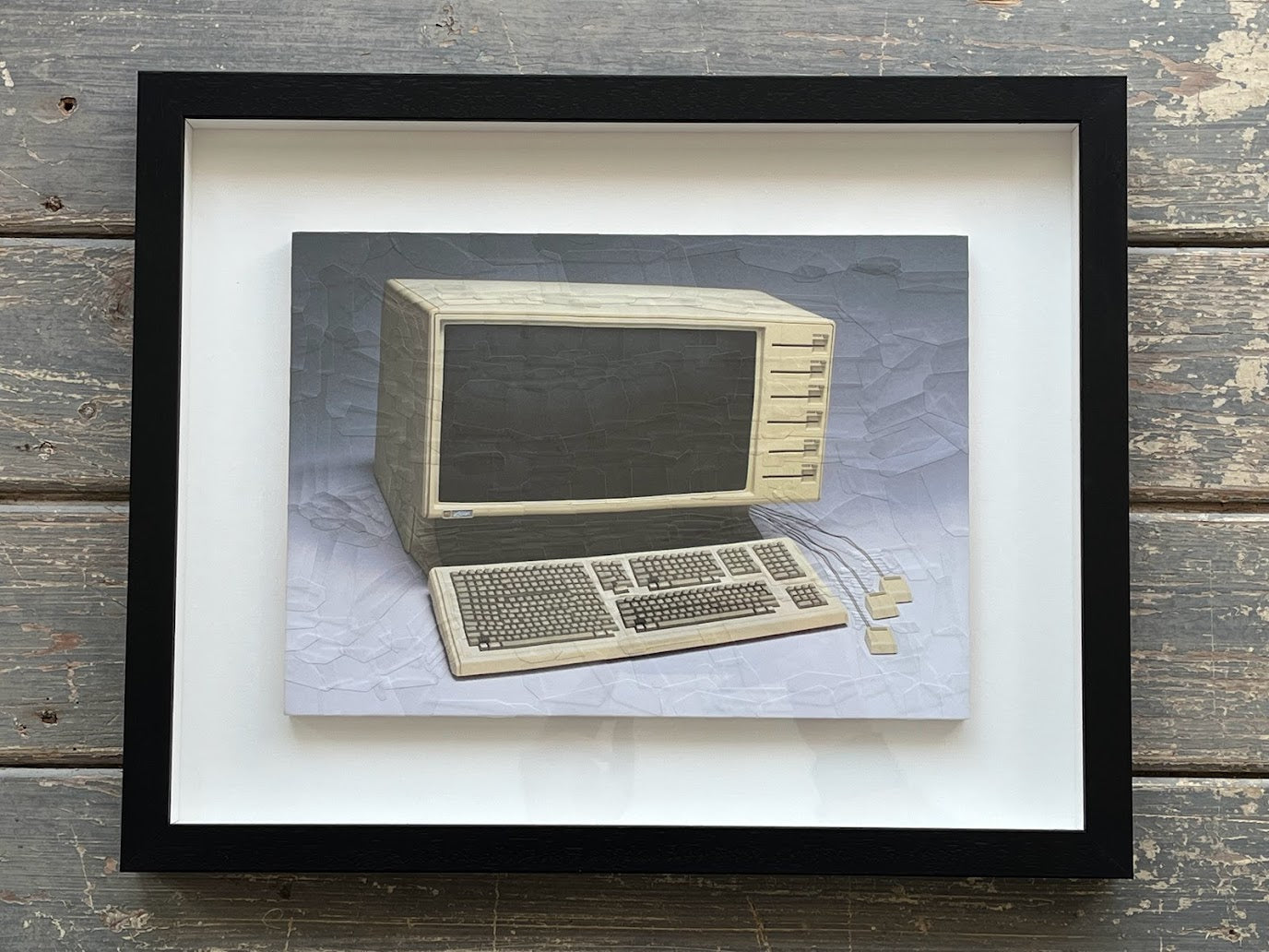 Lola Dupré - Lisa (Framed Original Collage)