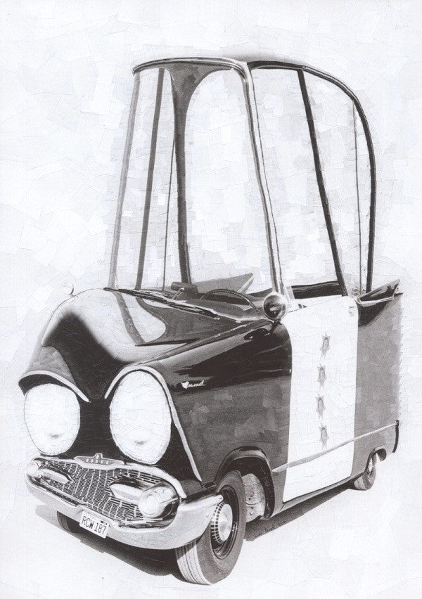 Lola Dupré - Dodge 1 (Framed Original Collage)