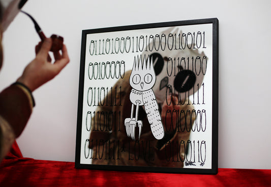 Dscreet - The Look Of Love Print - Signed Mirror