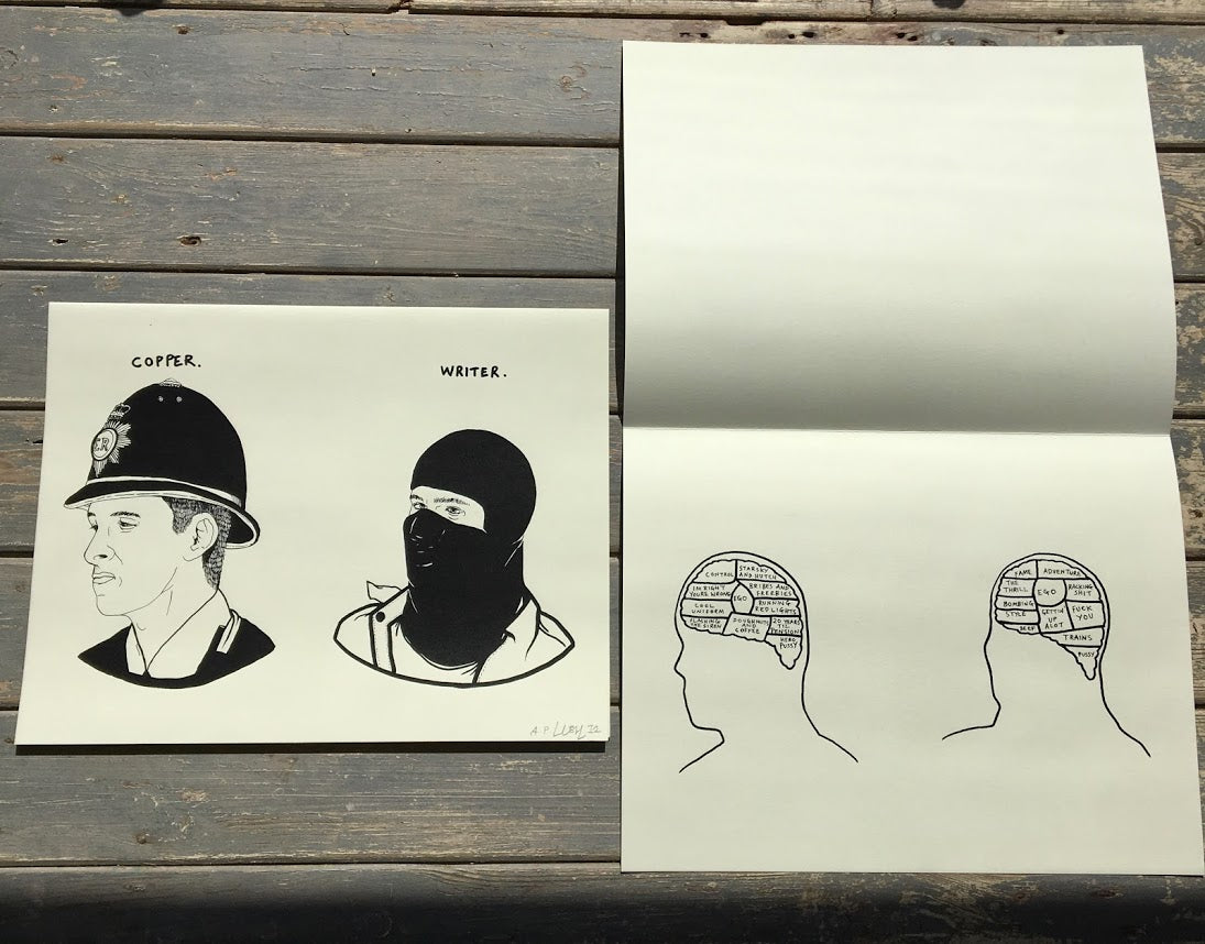 Lushsux - Copper / Writer Screenprint