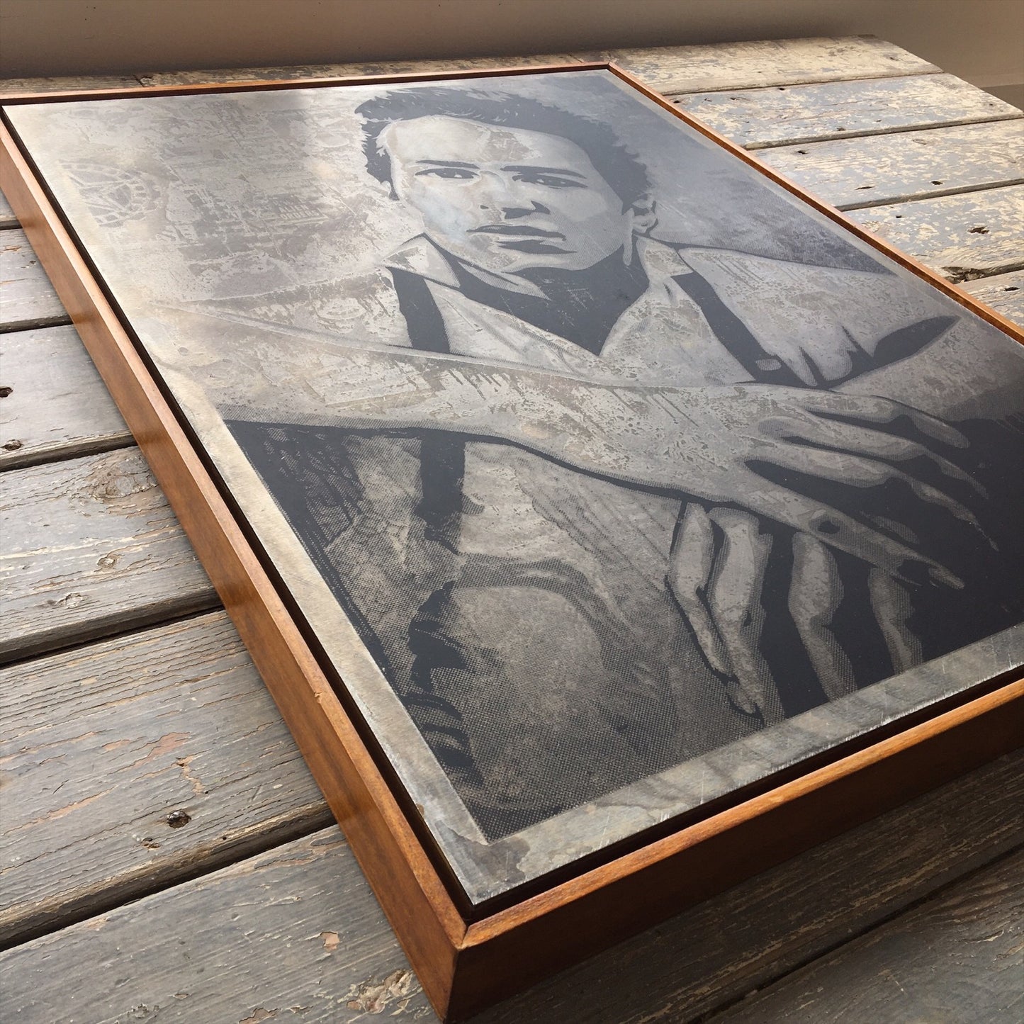 Shepard Fairey - Joe Strummer Canvas Print  (Metal Edition)