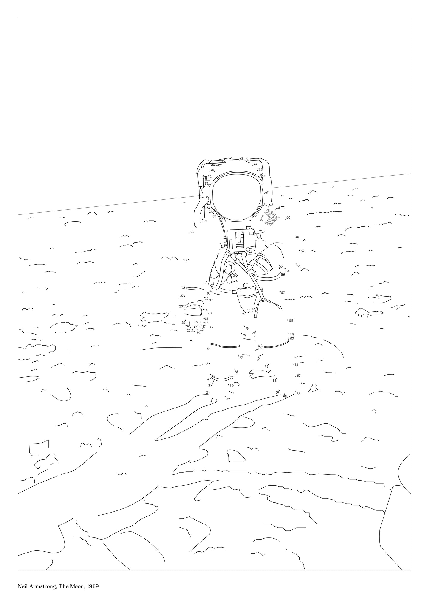 MacdonaldStrand - Neil Armstrong, The Moon, 1969