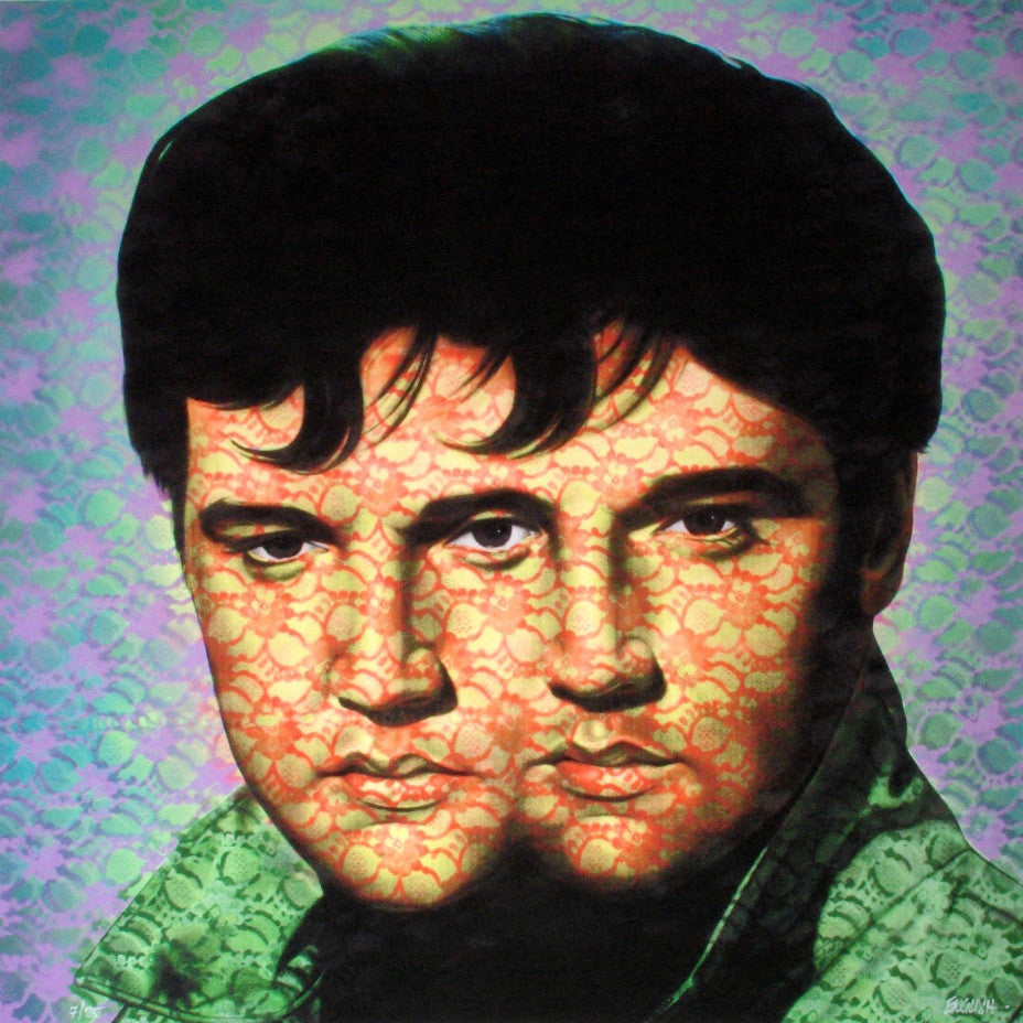 Ron English - Elvis Elvis #2