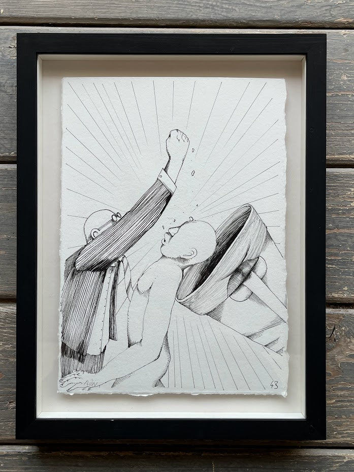 Run (Giacomo Bufarini) - Untitled Drawing #1