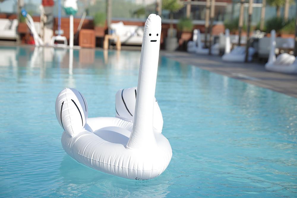 David Shrigley - Ridiculous Inflatable Swan Thing