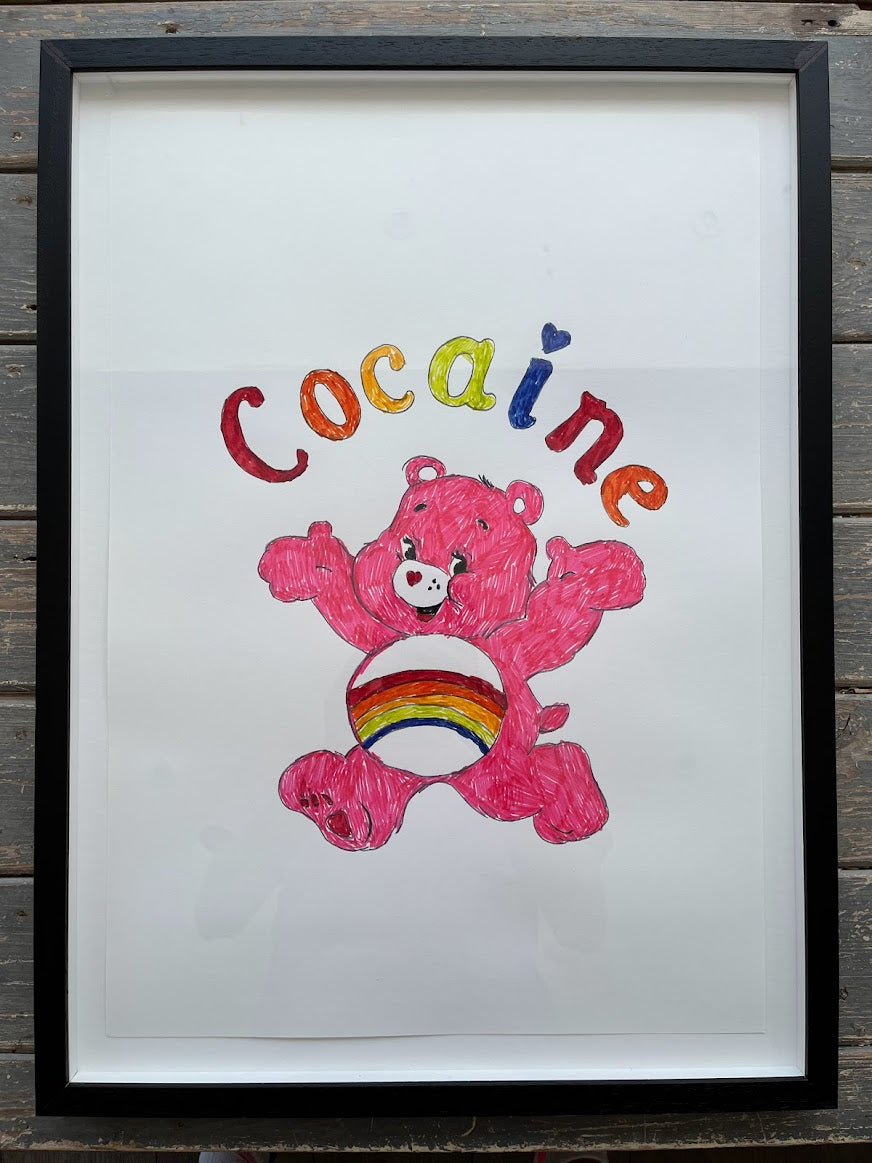 Listen04 - Cocaine (Framed Original)