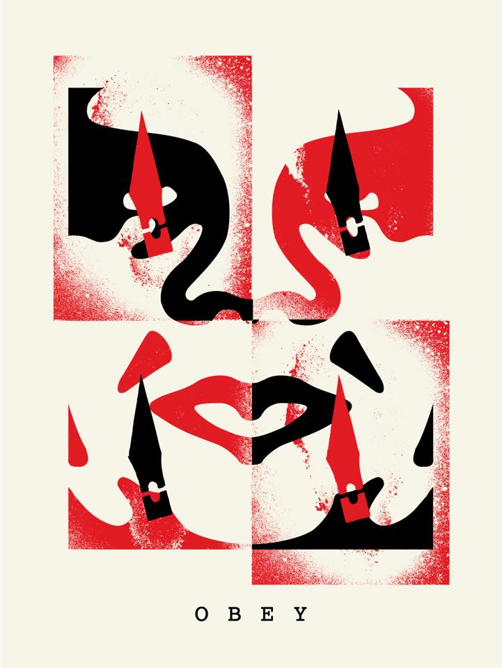 Shepard Fairey - Cut It Up - Do It Yourself (Red)