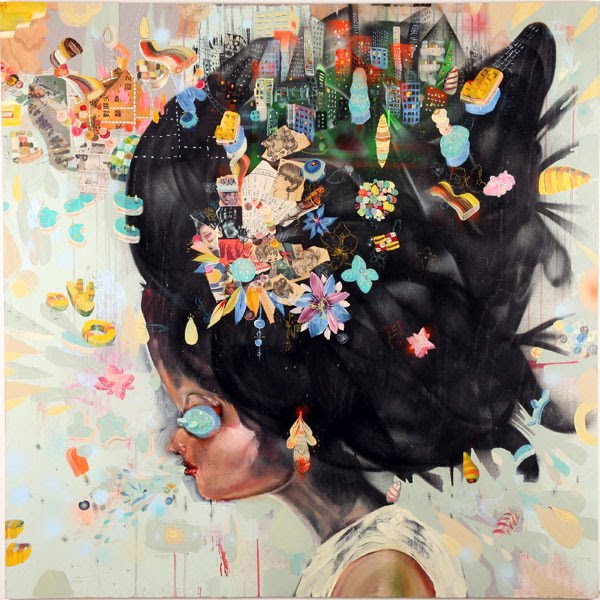 David Choe - City Girl - Signed Limited Edition Print