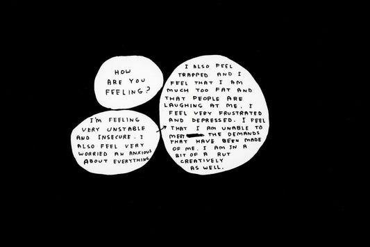 David Shrigley - Untitled (How Are You Feeling?) Signed screenprint