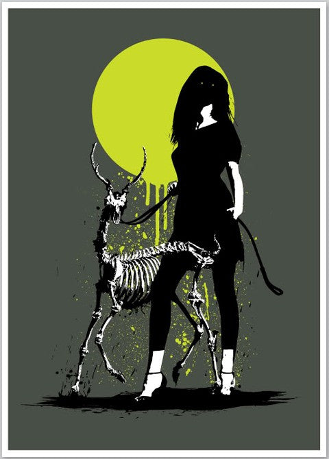 Eelus - Deer-E-Me - Rare Signed Print