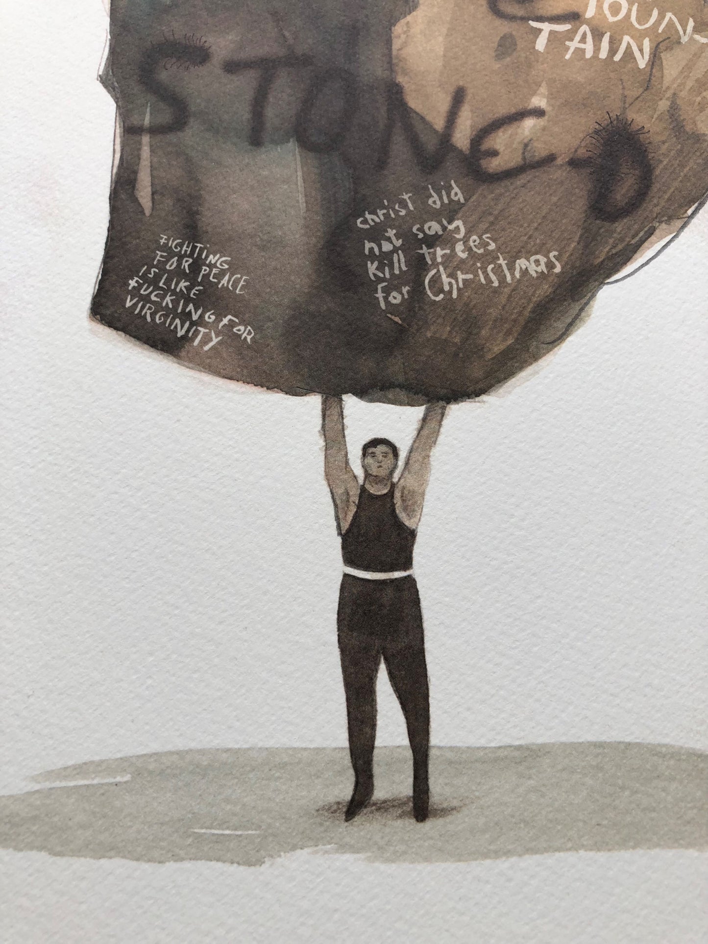 Escif - Save The Mountain (AP)