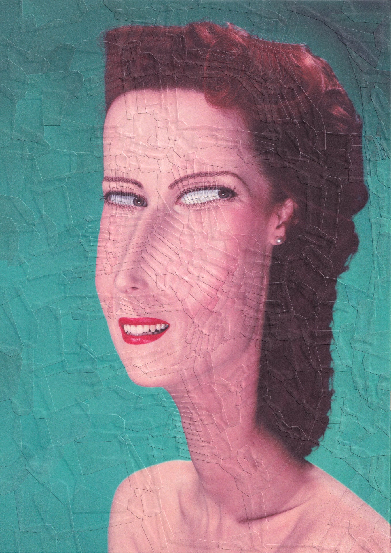 Lola Dupré - Untitled 6 From Bouffes Du Nord (Framed Original Collage)