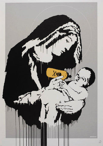 Banksy - Toxic / Virgin Mary Print - Unsigned Screenprint with COA