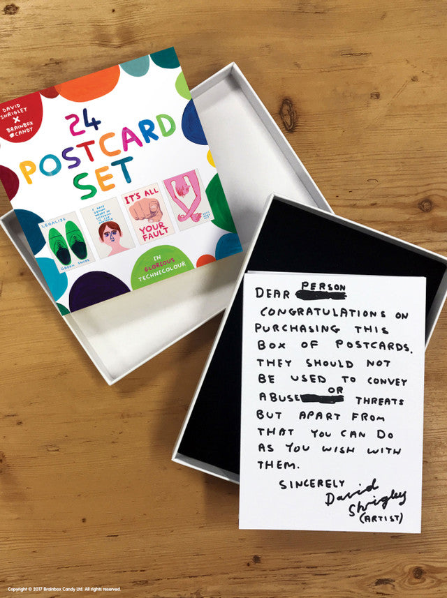 David Shrigley - Postcard Set #2 (24 Postcards)