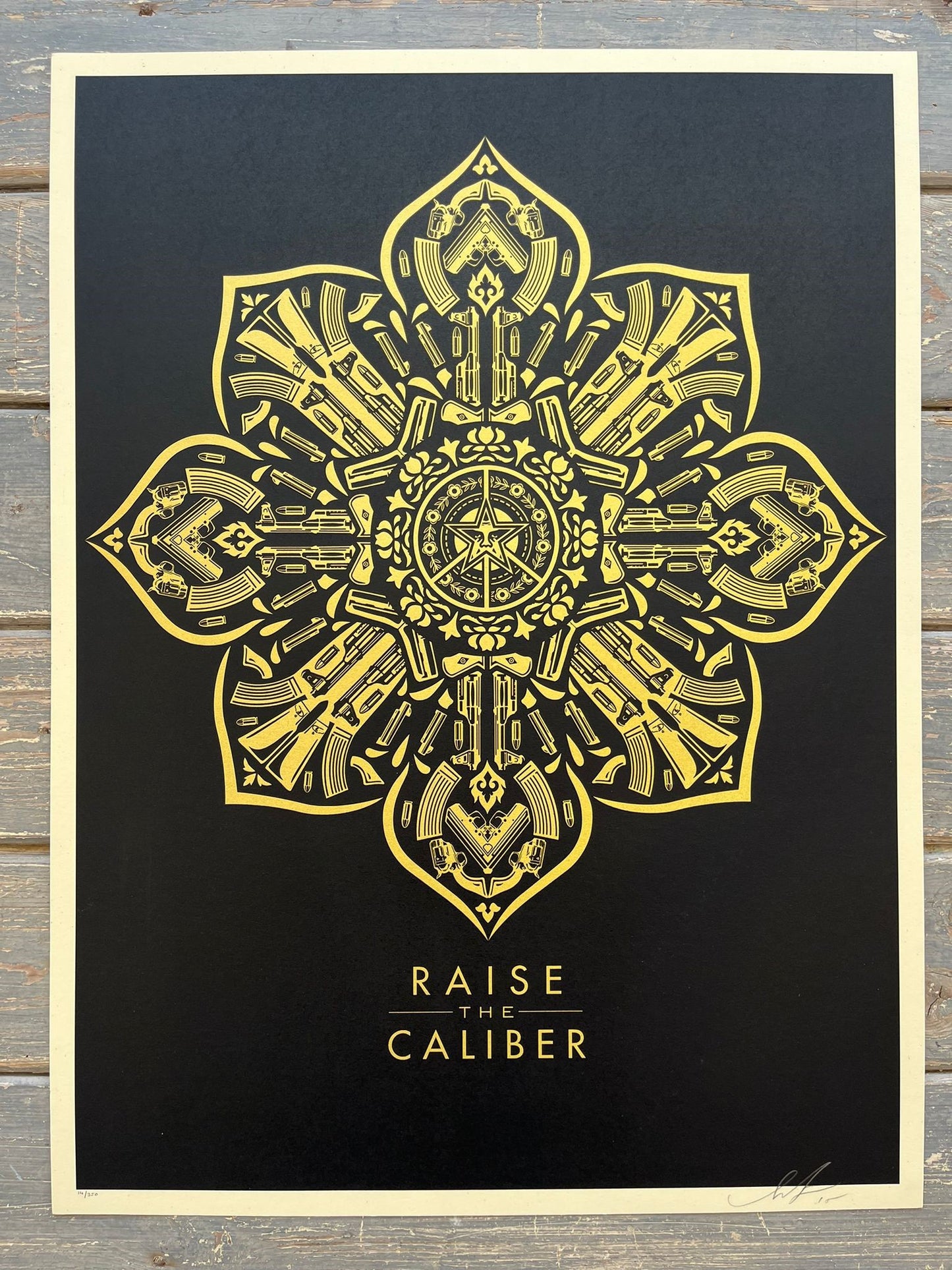 Shepard Fairey - Raise the Caliber