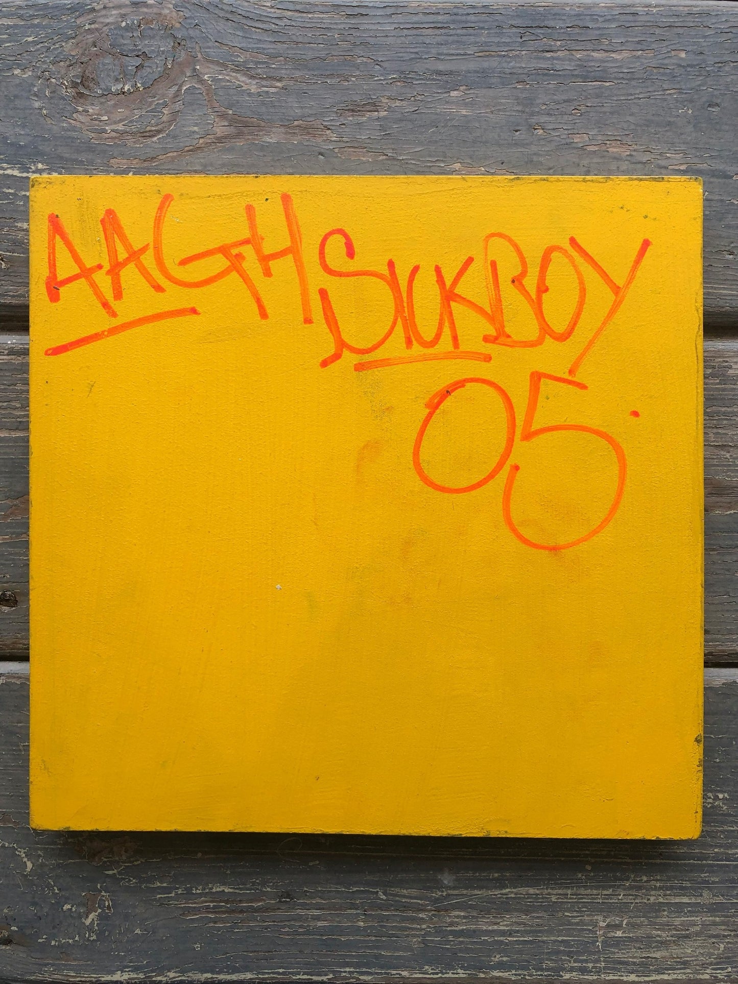 Sickboy - Forever Temple on wood