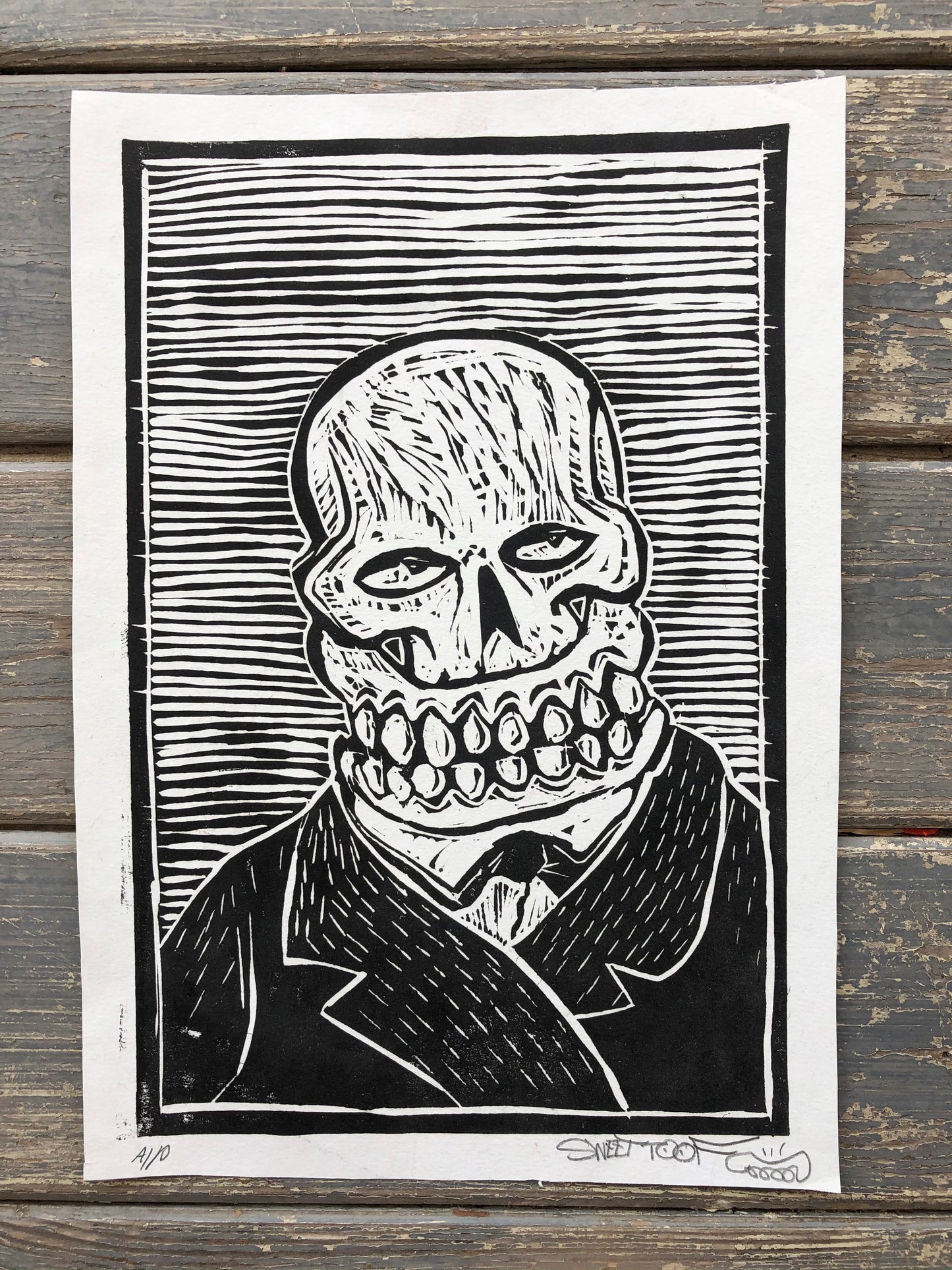 Sweet Toof - Untitled (Lino Cut)
