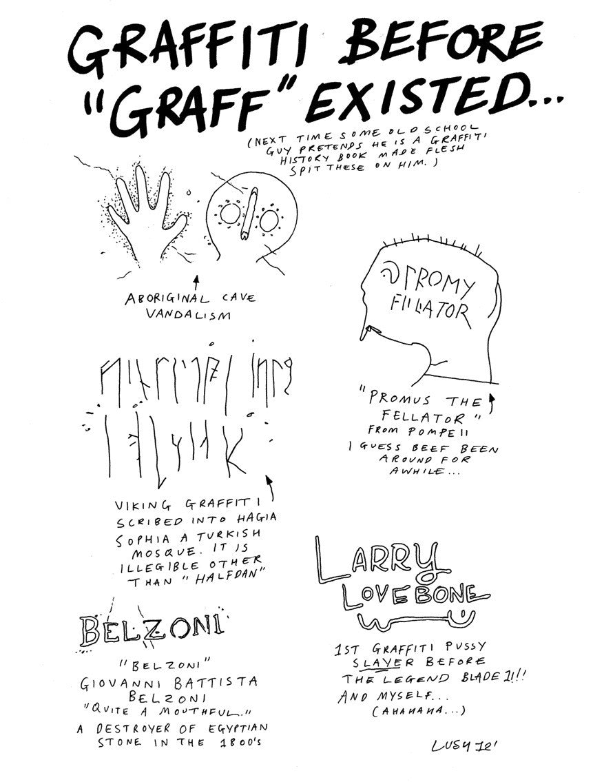 Lush Graffiti Melbourne Australia - Original Signed Drawing / Print. As seen at Dismaland!