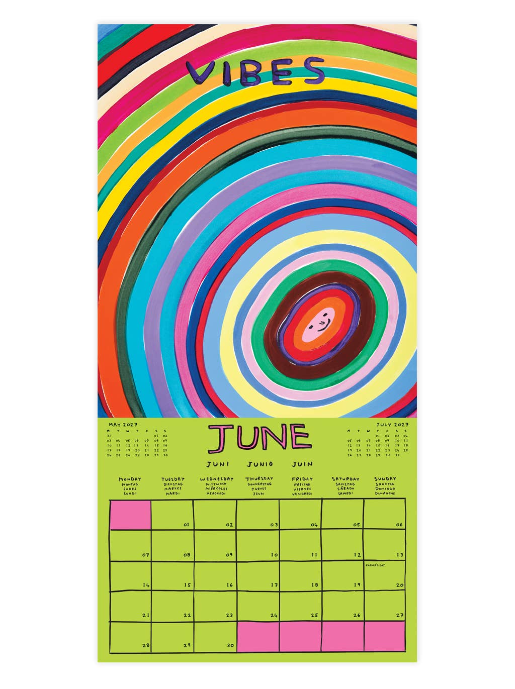 David Shrigley Official and Exclusive 2027 Wall Calendar