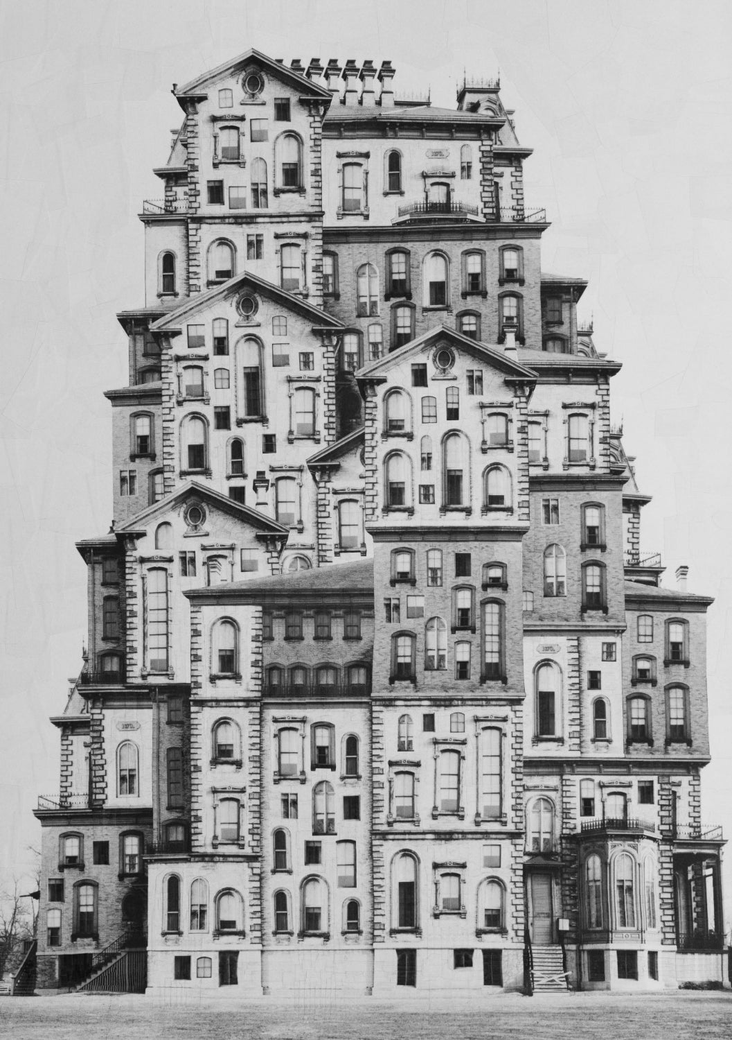 Lola Dupré - The David Davis Mansion (XL Original Collage)