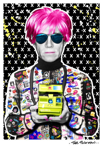 The Postman - Andy Warhol (A3 Hand-Finished Print)