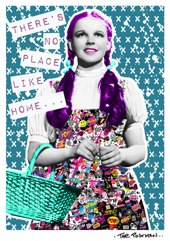 The Postman -  Dorothy (There's No Place Like Home) (A3 Hand-Finished Print)