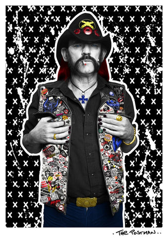 The Postman - Lemmy (A3 Hand-Finished Print)