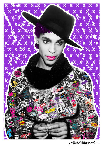 The Postman -  Prince (A3 Hand-Finished Print)