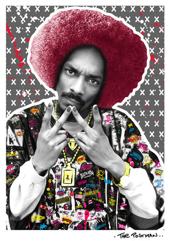 The Postman - Snoop (A3 Hand-Finished Print)