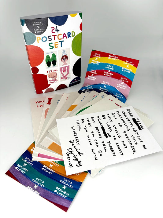 David Shrigley - Postcard Set #2 (24 Postcards)