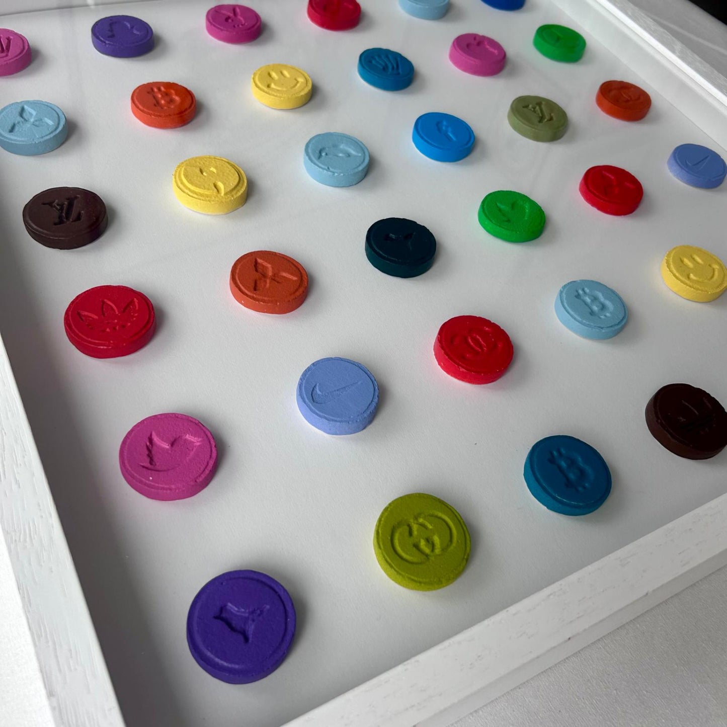 Dean Zeus Colman - 36 Pills (Hirst Edition) (Framed)
