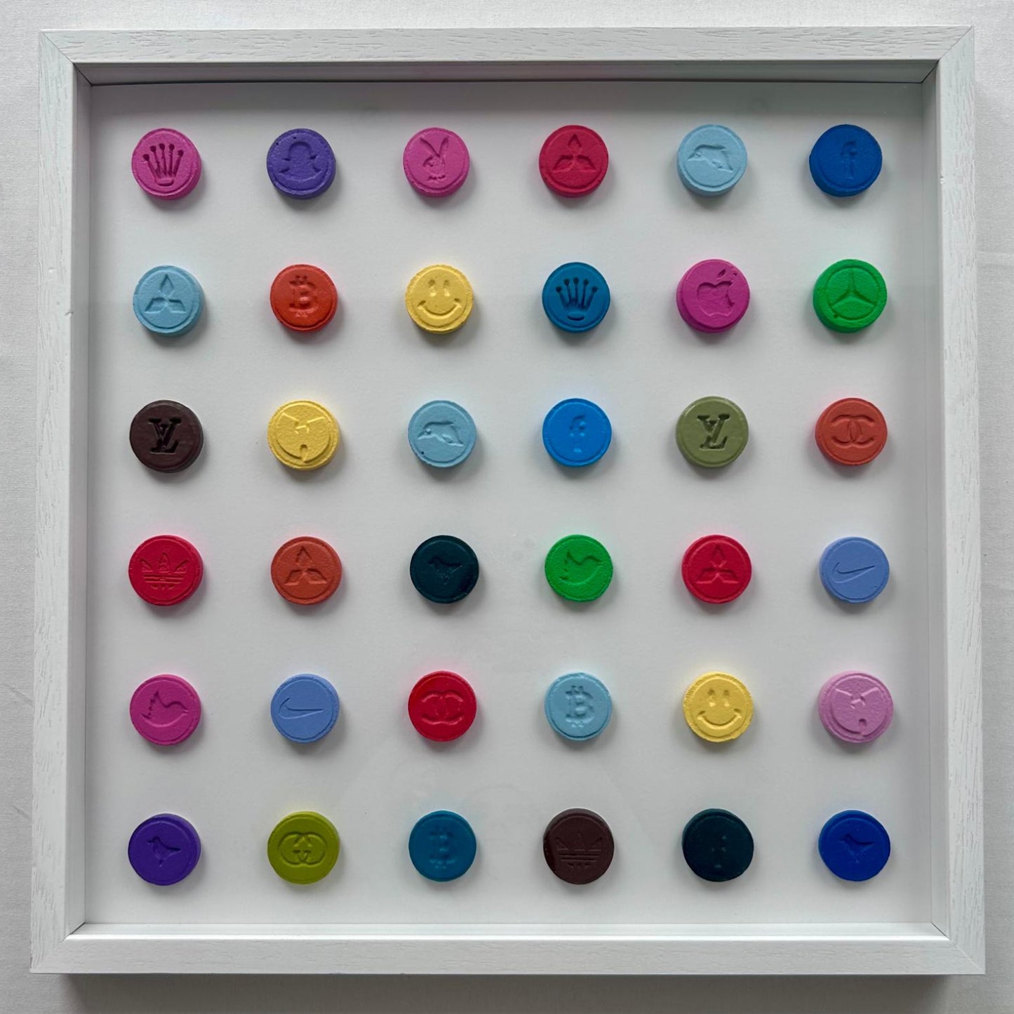 Dean Zeus Colman - 36 Pills (Hirst Edition) (Framed)